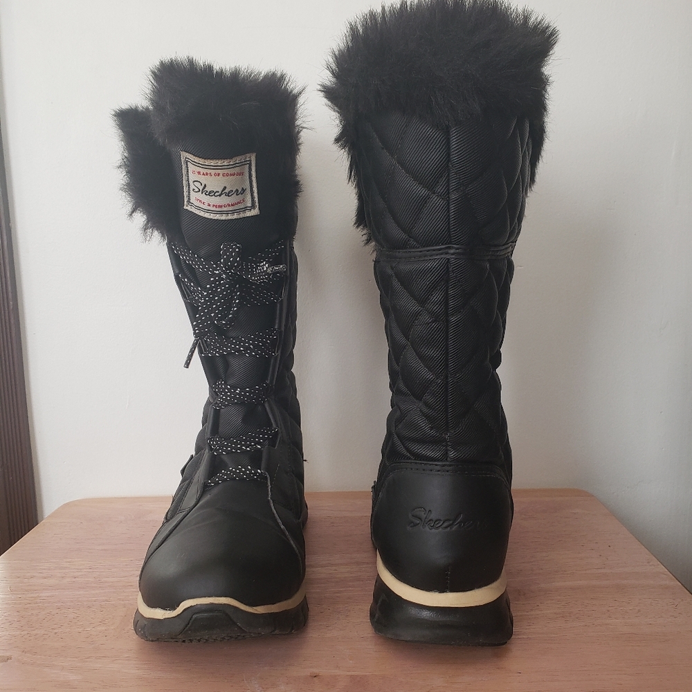 Skechers Fur Lined Winter Boots.